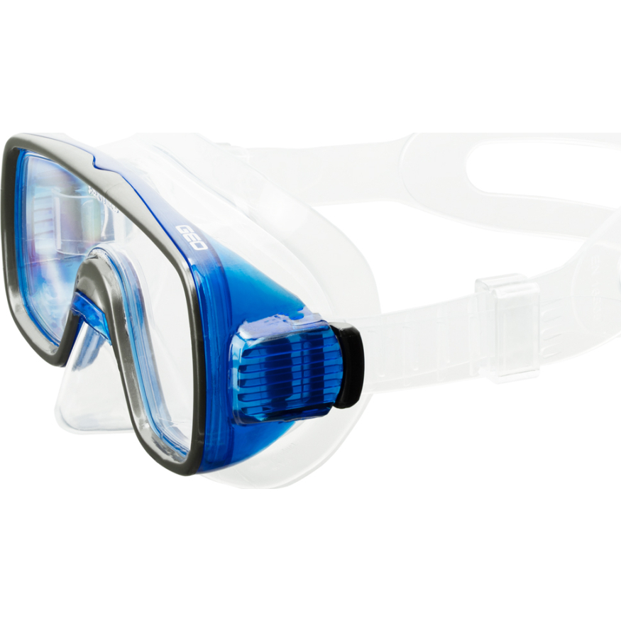 Маска для плавания SALVAS Geo Jr Mask CA105S1BYSTH, размер детский, синяя