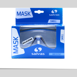 Маска для плавания SALVAS Geo Jr Mask CA105S1BYSTH, размер детский, синяя