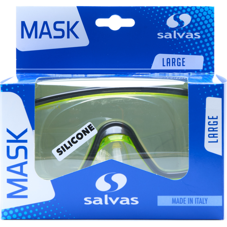 Маска для плавания SALVAS Geo Jr Mask CA105S1BYSTH, размер детский, синяя