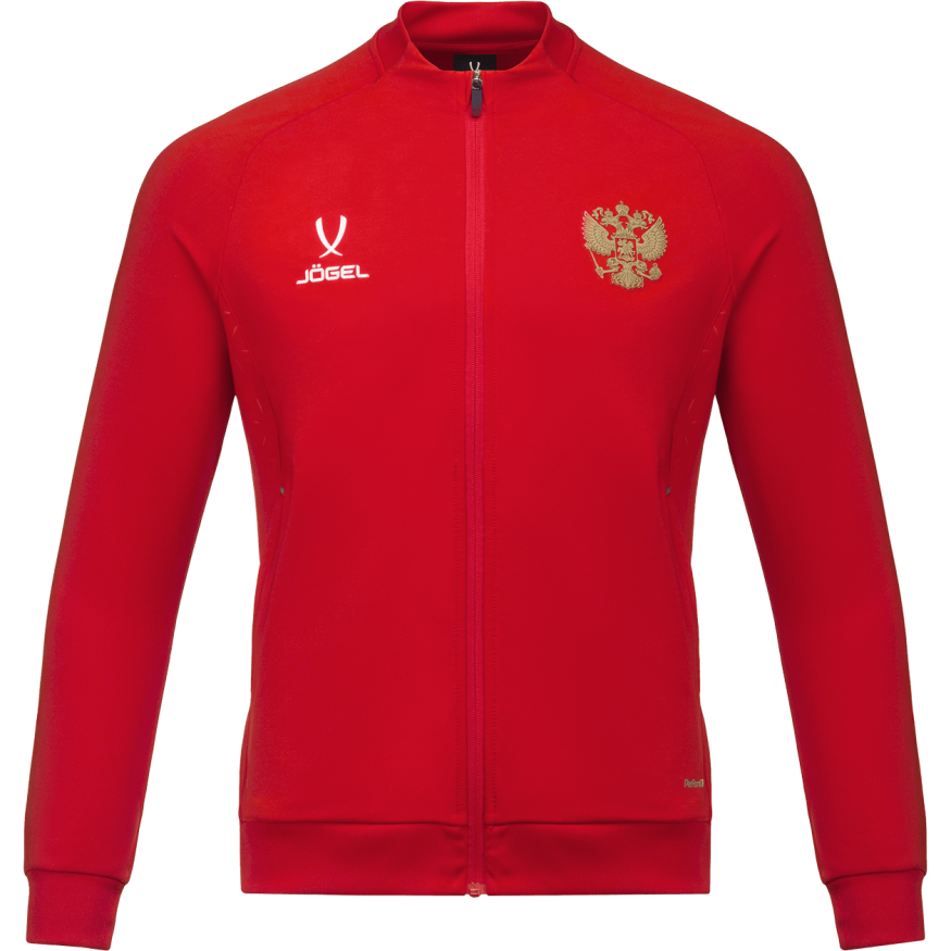 Джемпер тренировочный на молнии JÖGEL NATIONAL PerFormDRY Training FZ Jacket, красный