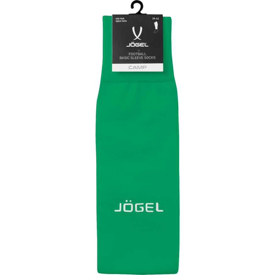 Гольфы футбольные JOGEL CAMP BASIC SLEEVE SOCKS, зеленый/белый