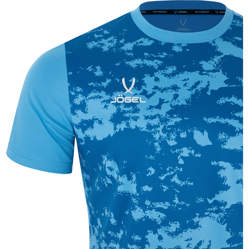 Футболка вратарская JOGEL DIVISION PerFormDRY SPLASH GK Jersey, голубой, детский