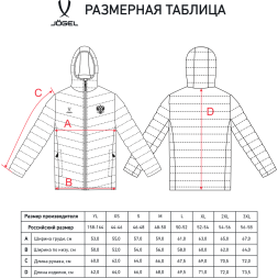 Куртка утепленная JOGEL NATIONAL PerFormPROOF Light Padded Jacket, темно-синий