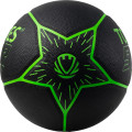 Мяч баск  TORRES Star, B323127, р 7, 7 панел ,ПУ-композит, нейлон  корд, бут кам , черно-зеленый