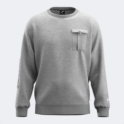 SUDADERA URBAN STREET GRIS MELANGE