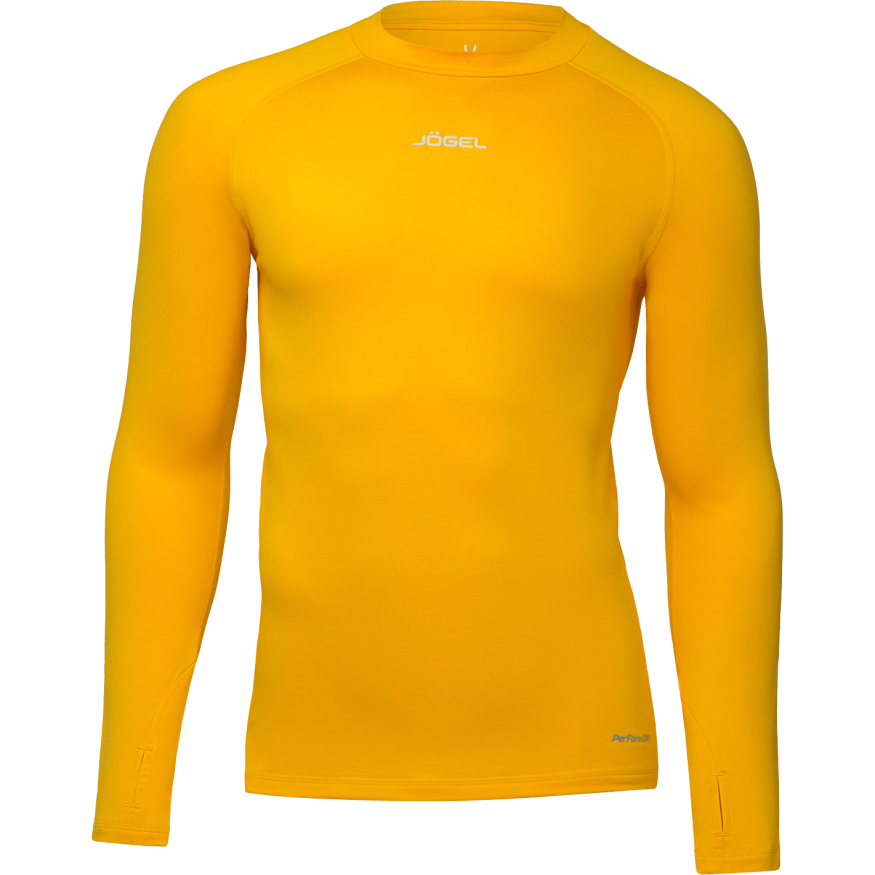 Джемпер компрессионный утепленный JOGEL CAMP PerFormDRY Baselayer Top Warm, желтый