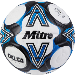 Мяч футб. MITRE Delta One 24, 5-B01787C21, р.5, FIFA Quality, 14п, ТПУ, термосшивка,бело-сине-черный