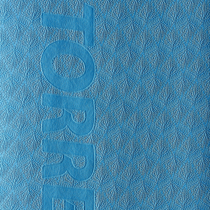 Коврик для йоги TORRES Comfort 4 YL10064, толщина 4 мм, TPE, голубой