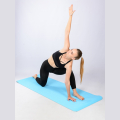 Коврик для йоги TORRES Comfort 4 YL10064, толщина 4 мм, TPE, голубой