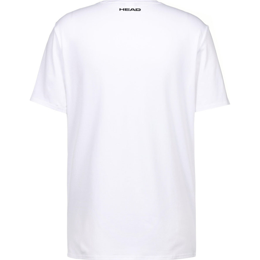 Футболка мужская HEAD Rainbow T-Shirt M 811435-WH-S, р.S, полиэстер, хлопок, эластан, белый