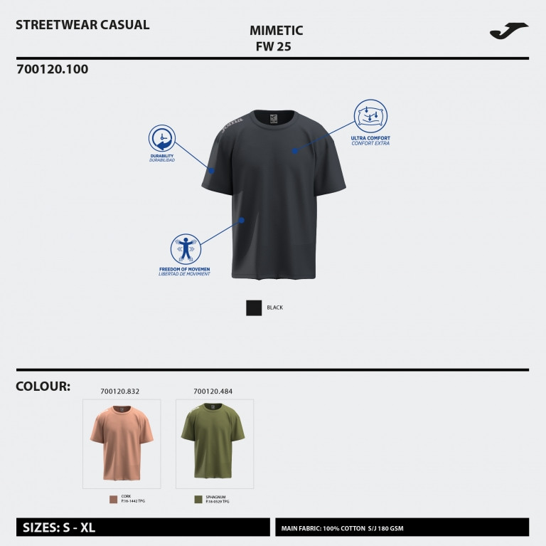 CAMISETA MANGA CORTA MIMETIC  