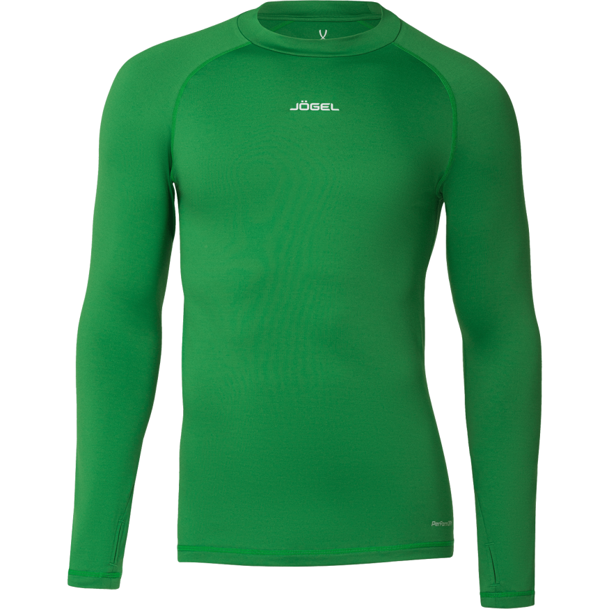 Джемпер компрессионный утепленный JOGEL CAMP PerFormDRY Baselayer Top Warm, зеленый