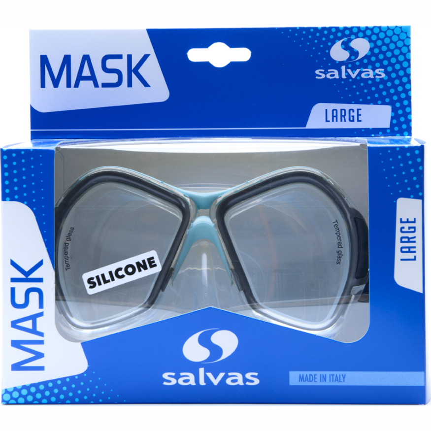 Маска для плавания SALVAS Phoenix Mask CA520N2NYSTH, размер взрослый, черная