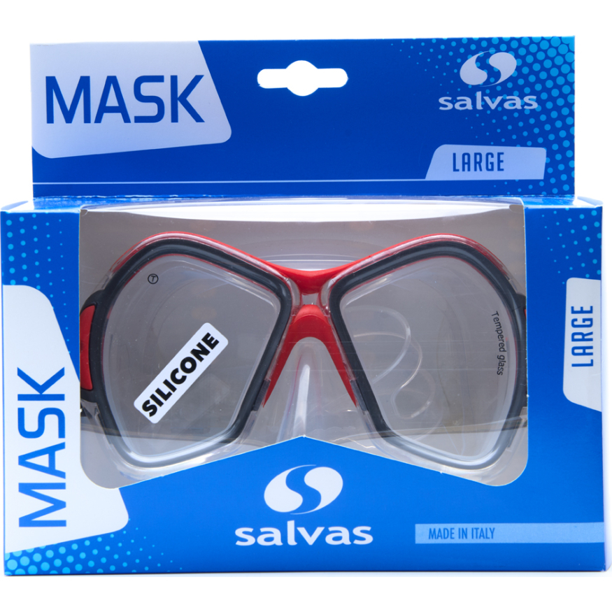 Маска для плавания SALVAS Phoenix Mask CA520N2NYSTH, размер взрослый, черная