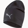 Шапка PUMA Slouchy Running Beanie, 02346901, 56% хлопок, 41% полиэстер, 3% эластан, черный
