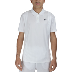 Поло мужское HEAD Club 25 Tech Polo Shirt M 811715-WH-S, р.S, полиэстер, белый