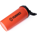 Шейкер спортивный TORRES, S01-600-01, 600мл, черная крышка с колпачком, пластик, прозрачный