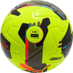 Мяч футб. PUMA Orbita 2 TB, 08432303, р.5, FIFA Quality Pro, 12 пан., ТПУ, термосшивка, желто-черный