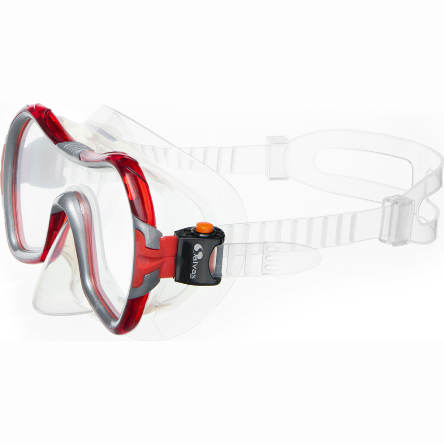 Маска для плавания SALVAS Viva Sr Mask CA535S1GYSTH, размер взрослый, желтая