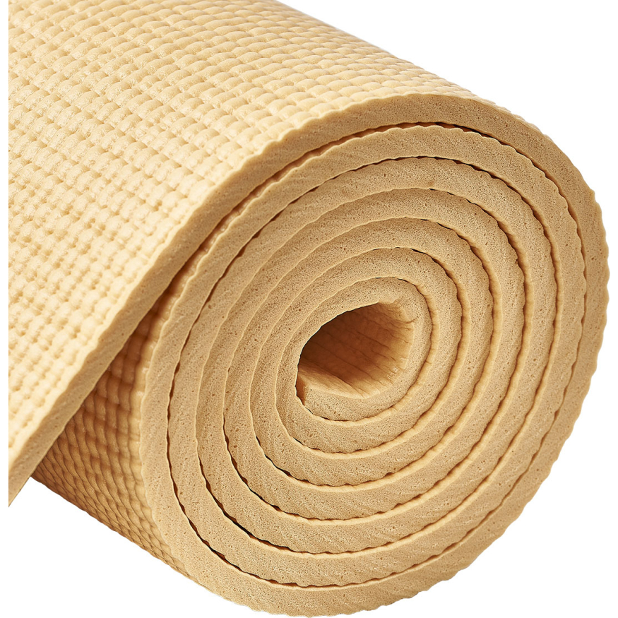 Коврик для йоги TORRES Relax 6 YL12236B, толщина 6 мм, ПВХ, песочный