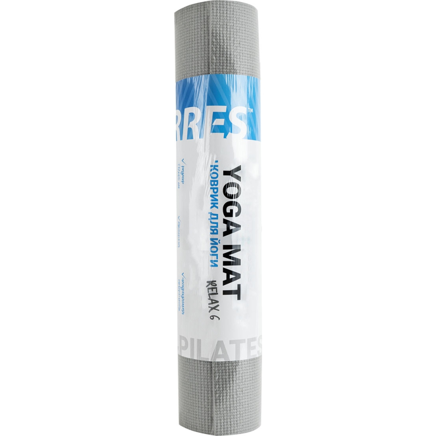 Коврик для йоги TORRES Relax 6 YL12236B, толщина 6 мм, ПВХ, песочный