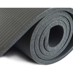 Коврик для йоги TORRES SOFT YL10110, толщина 1 см, каучук, серый