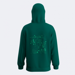 SUDADERA CON CAPUCHA U-TRIBE VERDE