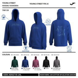 SUDADERA CON CAPUCHA U-TRIBE VERDE