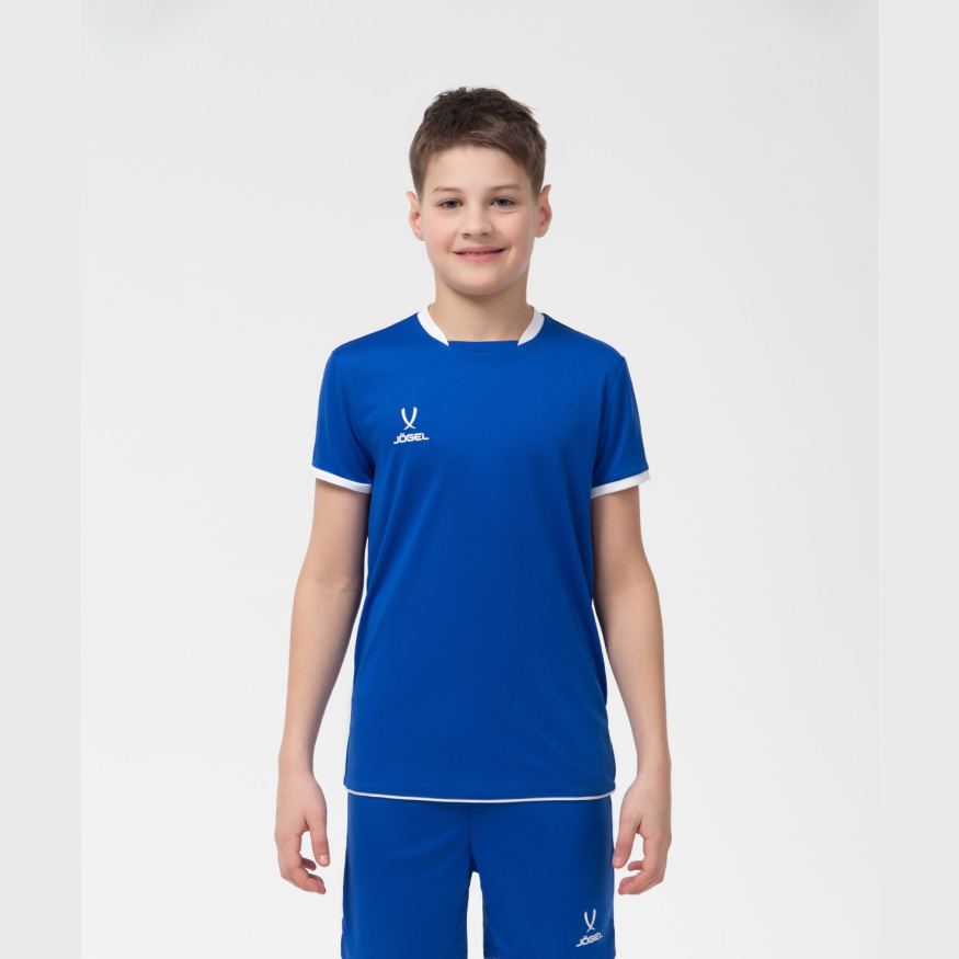 Футболка волейбольная JOGEL CAMP, синий, детский