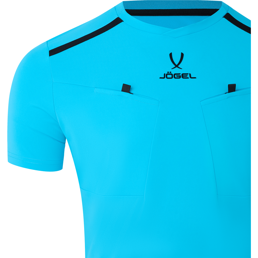Футболка судейская JOGEL DIVISION PerFormDRY Referee Tee, голубой