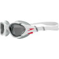 Очки для плав. SPEEDO Biofuse 2.0, 8-00233214500, ДЫМЧАТЫЕ линзы, белая оправа