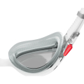Очки для плав. SPEEDO Biofuse 2.0, 8-00233214500, ДЫМЧАТЫЕ линзы, белая оправа