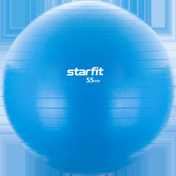 БЕЗ УПАКОВКИ Фитбол STARFIT GB-104, 55 см, 900 гр, без насоса, голубой, антивзрыв