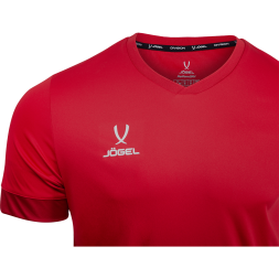 Футболка игровая JOGEL DIVISION PerFormDRY Union Jersey, красный/ темно-красный/белый