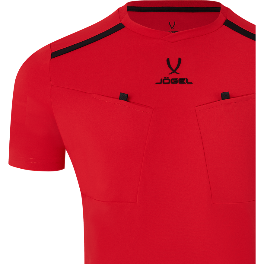 Футболка судейская JOGEL DIVISION PerFormDRY Referee Tee, красный