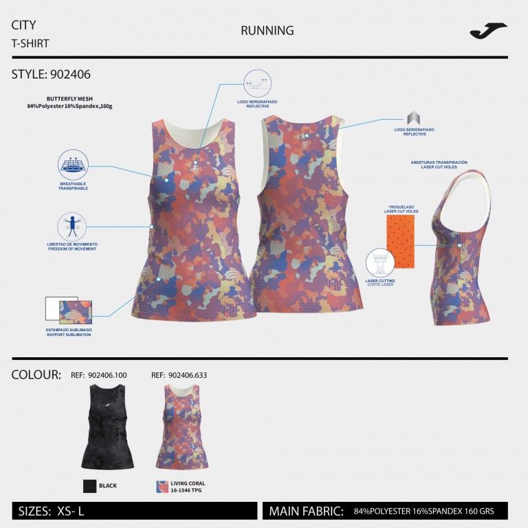 CAMISETA SIN MANGAS R-CITY  