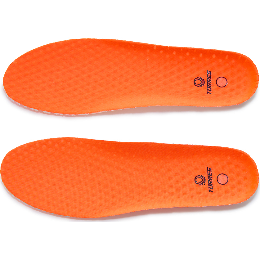 Стельки для обуви TORRES, TI59241-45, р.45, толщина 4-7мм, ЭВА,текстиль, черный