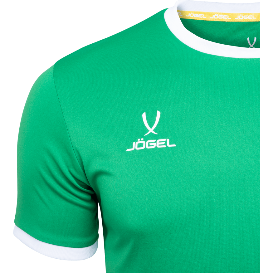 Футболка футбольная JOGEL CAMP Origin, зеленый/белый, детский