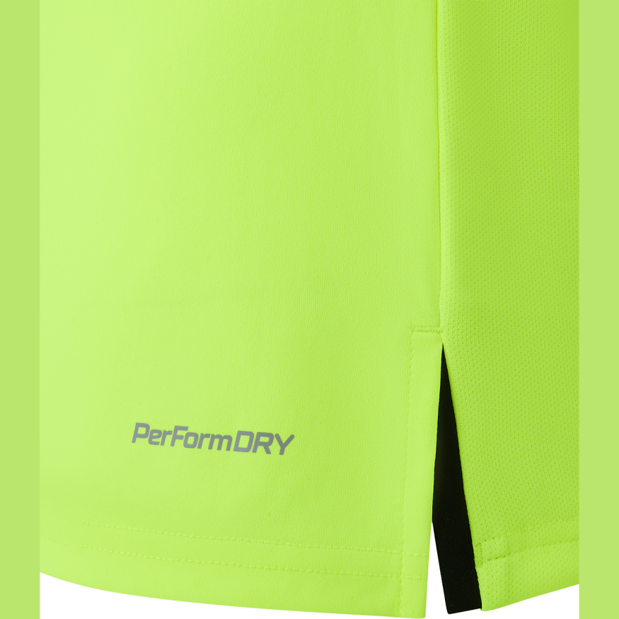 Футболка судейская JOGEL DIVISION PerFormDRY Referee Tee, желтый неон