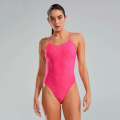 Купальник слитный TYR Lapped Cutoutfit, CLAP7A-690, размер 36, российский размер 48, полиэстер, спандекс, розовый
