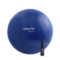 БЕЗ УПАКОВКИ Фитбол STARFIT GB-109 антивзрыв, 1500 гр, с ручным насосом, темно-синий, 85 см