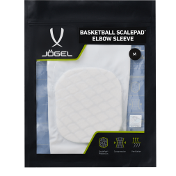Рукав баскетбольный с защитой JÖGEL SCALEPAD ELBOW SLEEVE, белый