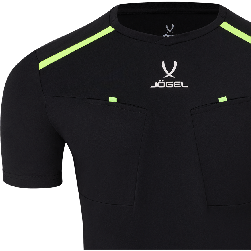 Футболка судейская JOGEL DIVISION PerFormDRY Referee Tee, черный