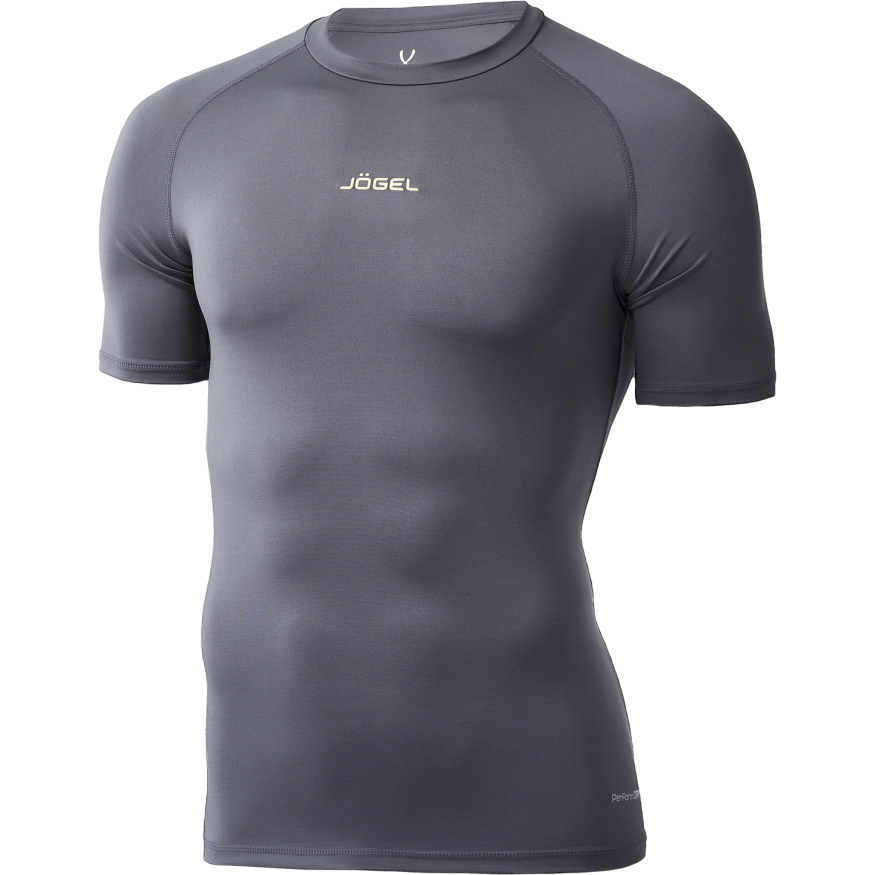Футболка компрессионная с коротким рукавом JÖGEL CAMP PerFormDRY Top SS, темно-серый