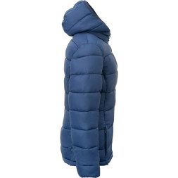 СЦ*Куртка утепленная с капюшоном жен  MIKASA MT913-036-2XL, р 2XL, полиэстер, нейлон, синий