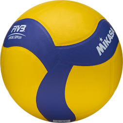 Мяч вол. утяж. MIKASA VT500W, р 5, синт.кожа, вес 500г, клееный, сине-желтый