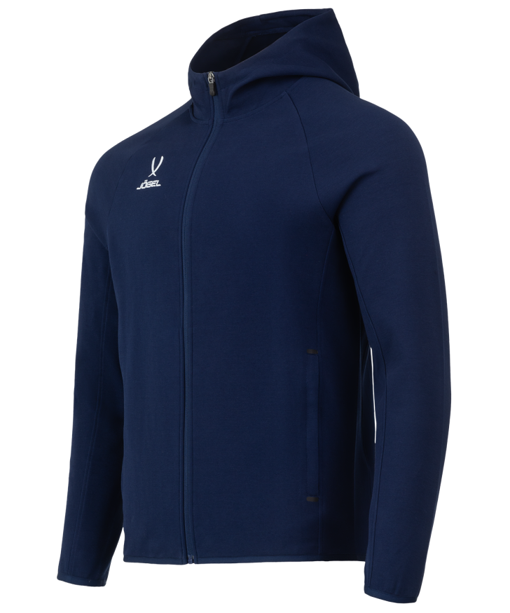 Худи на молнии JOGEL ESSENTIAL Athlete Hooded FZ Jacket, темно-синий