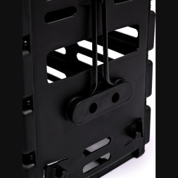 Корзина для теннисных мячей NEVA SPORT, UEA1, на 75 мячей, пластик, черный