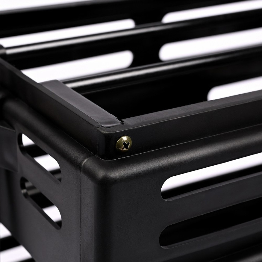 Корзина для теннисных мячей NEVA SPORT, UEA1, на 75 мячей, пластик, черный