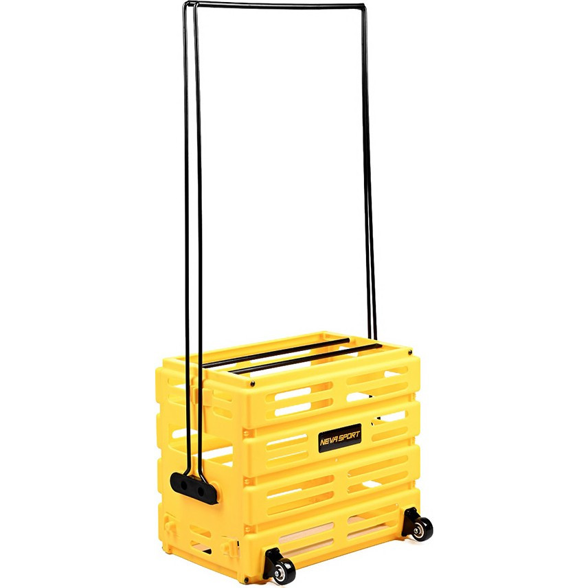 Корзина для теннисных мячей NEVA SPORT, UEA1, на 75 мячей, пластик, черный